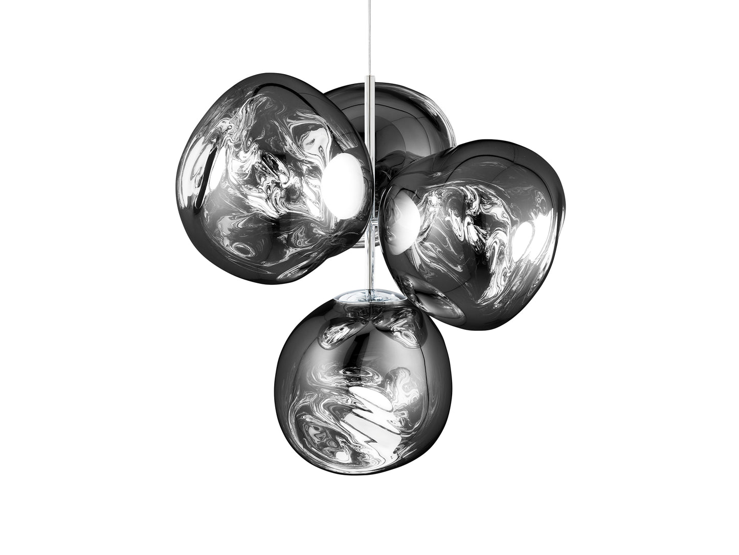 Melt LED Chandelier by Tom Dixon - Small / Chrome