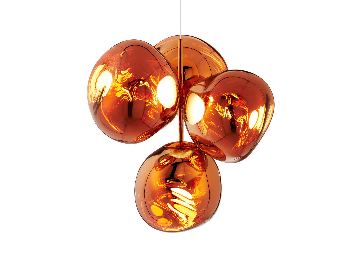 Melt LED Chandelier by Tom Dixon - Small / Copper