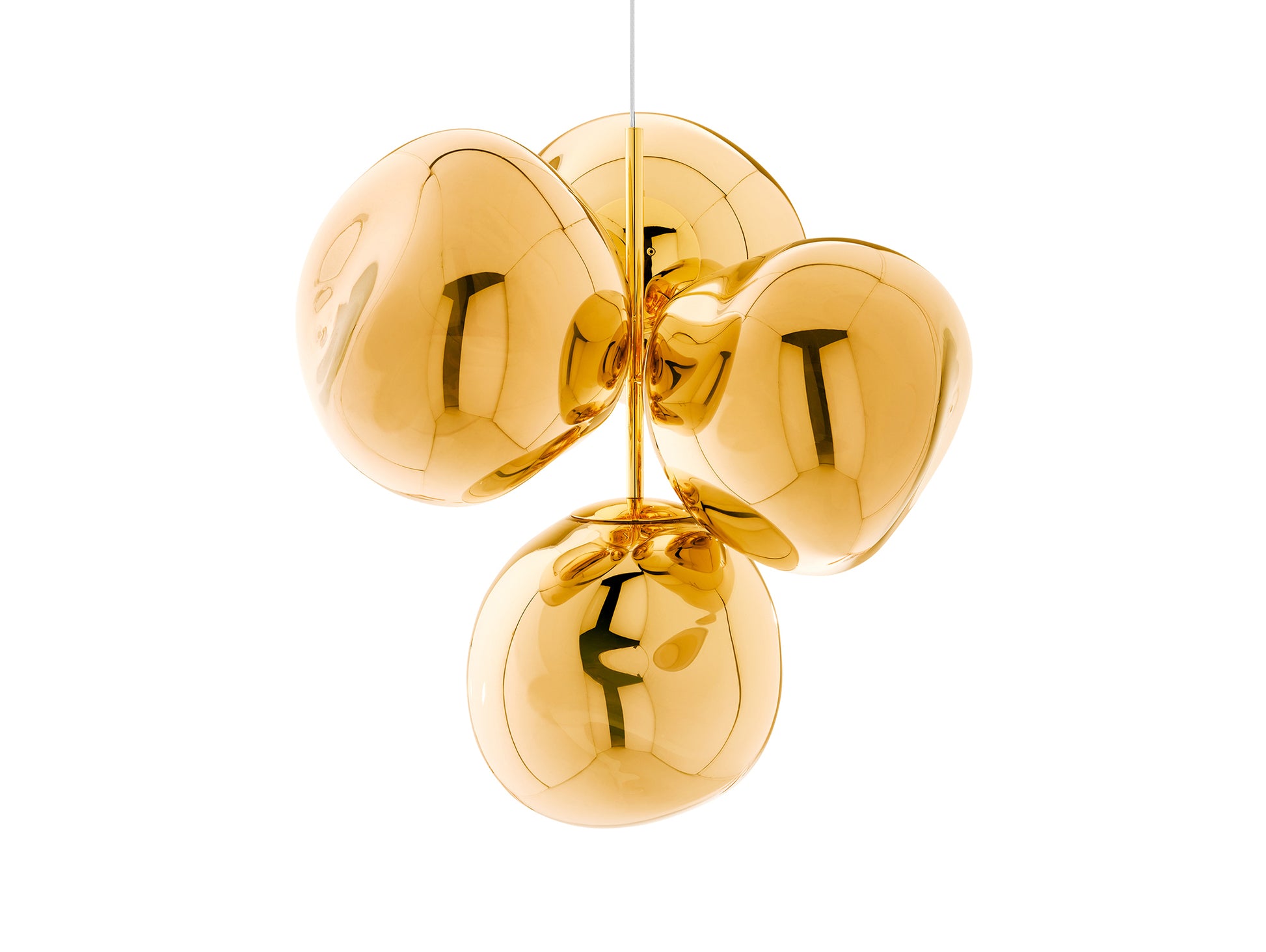 Melt LED Chandelier by Tom Dixon - Small / Gold