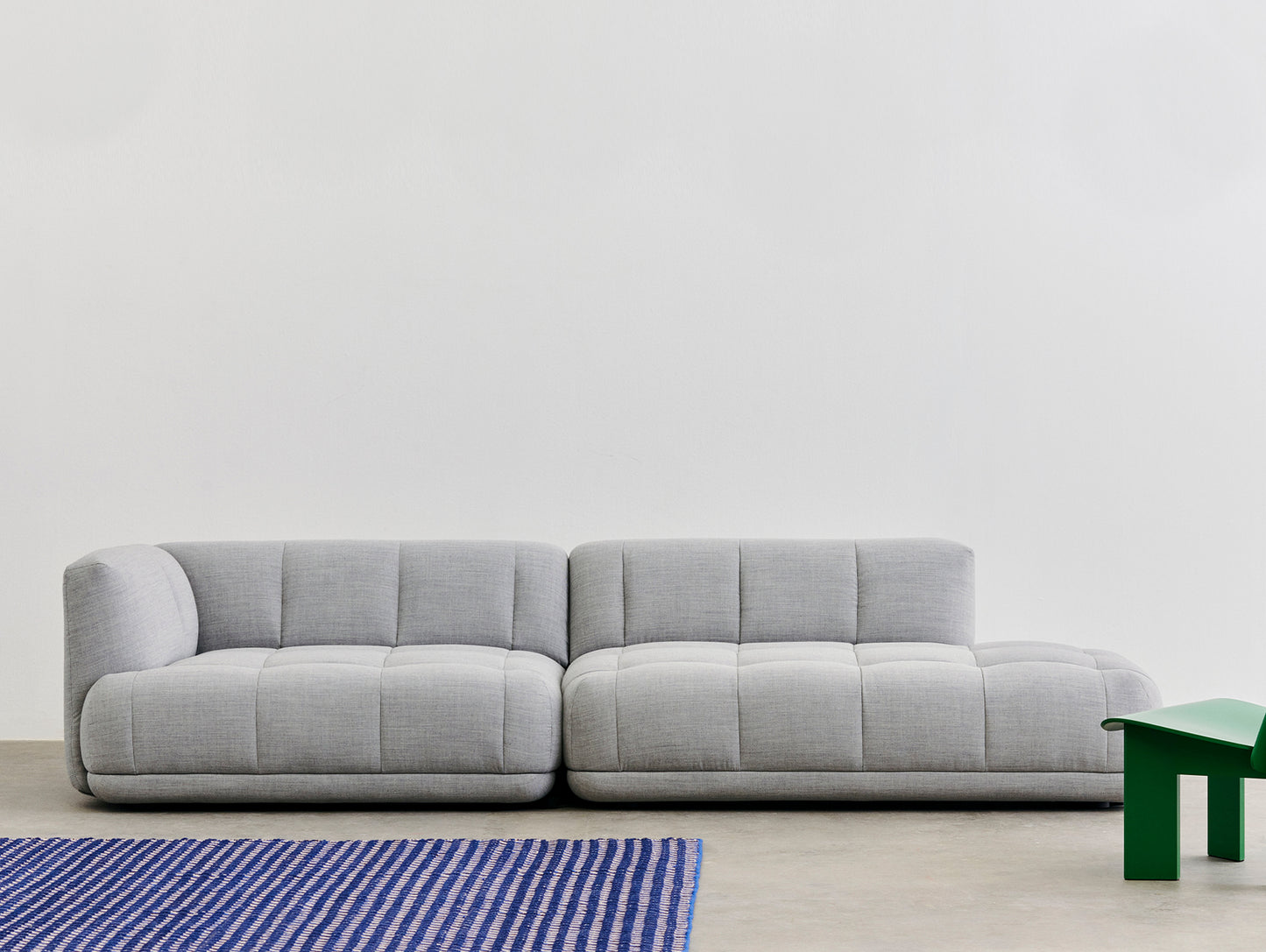 Quilton Sofa - Combination 10 by HAY - Left Armrest / Remix 123