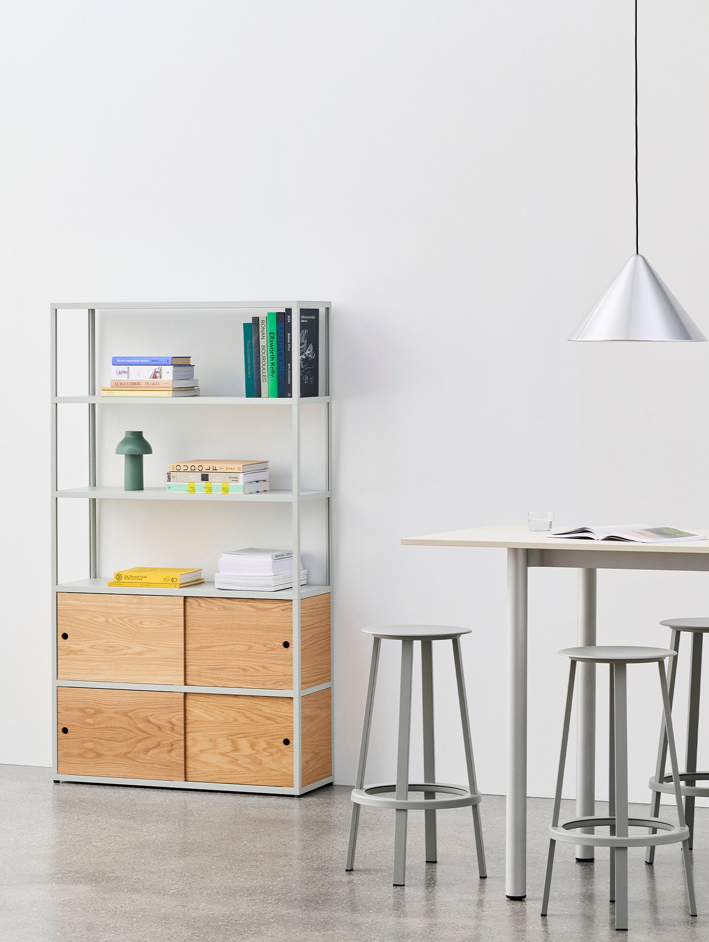 New Order Shelving - Combination 503 by HAY - Light Grey