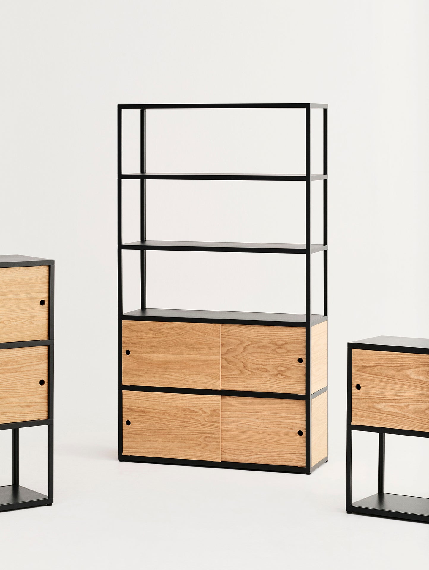 New Order Shelving - Combination 503 by HAY - Charcoal