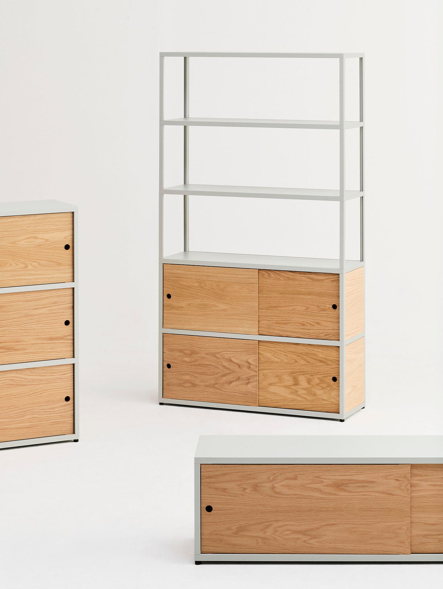 New Order Shelving - Combination 503 by HAY - Light Grey