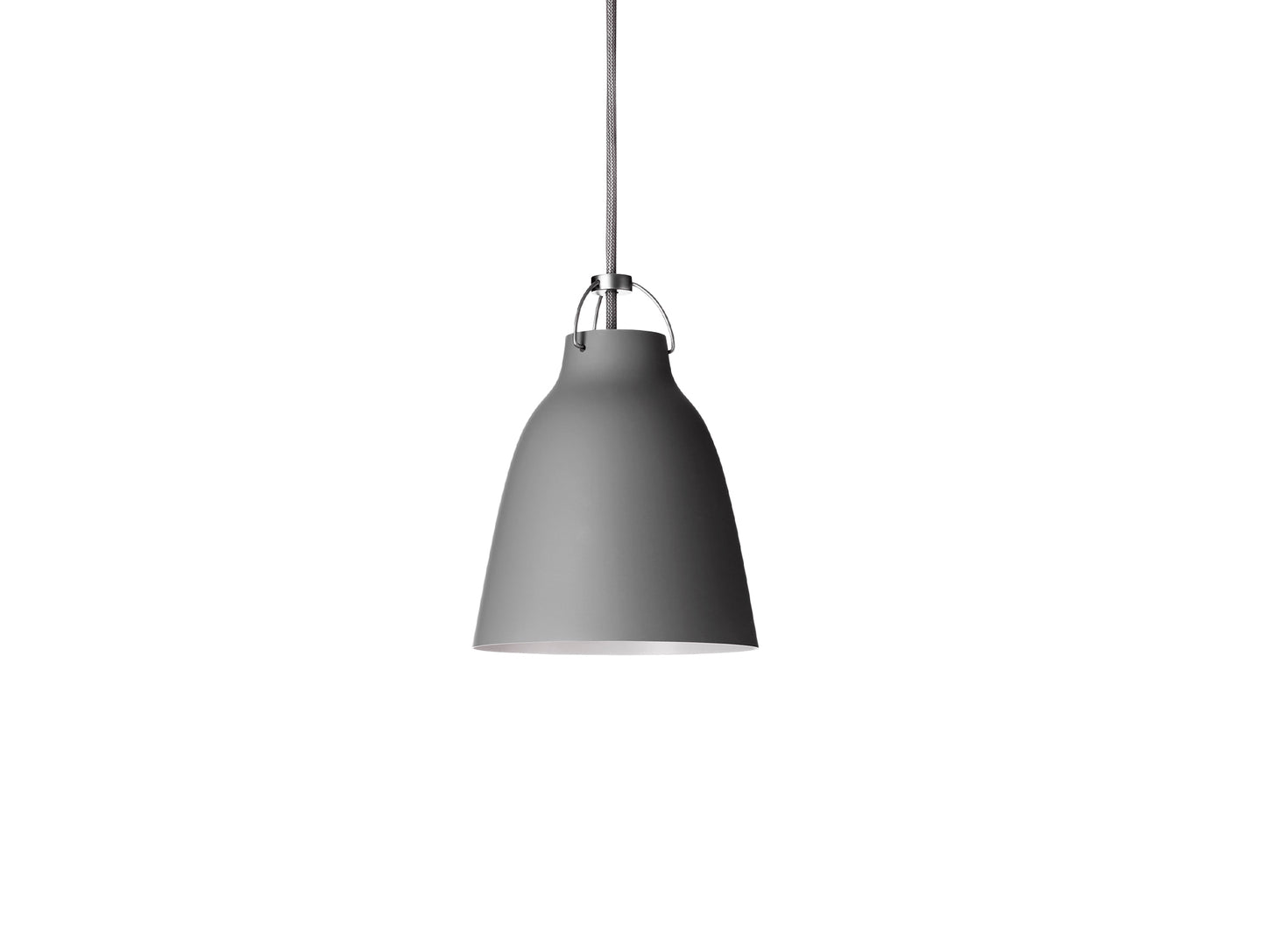 Caravaggio Pendant Light by Fritz Hansen - P1 / Matt Grey 45 Aluminium