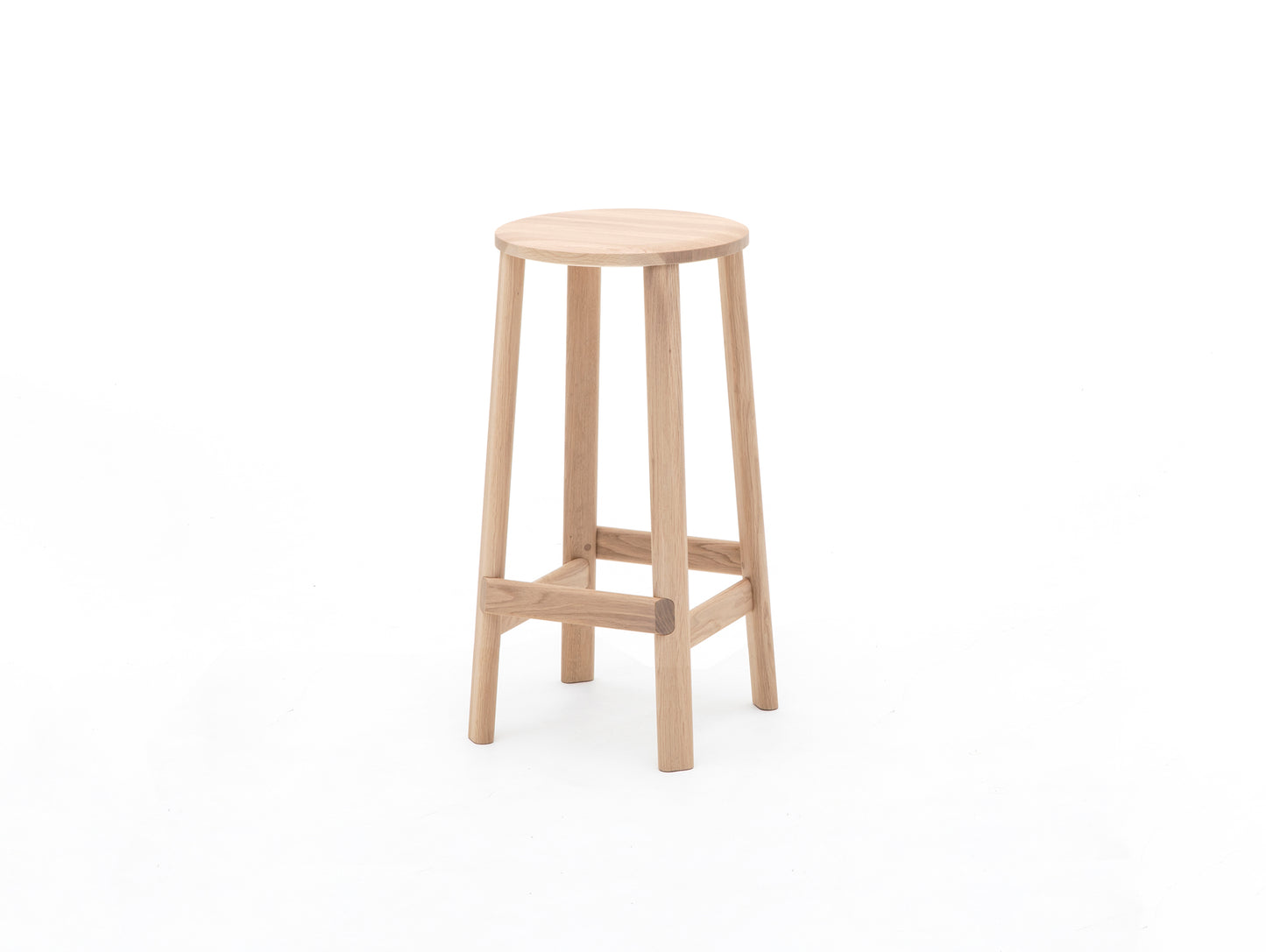 Archive Barstool by Karimoku New Standard - Low / Lacquered Oak