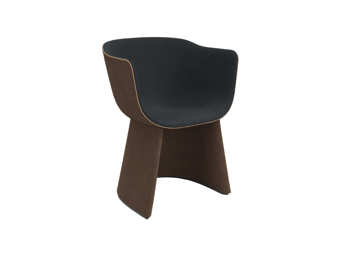 Monolit Armchair by Fritz Hansen - CM221 / Shell: Sunniva 363 / Seat: Vidar 4 182