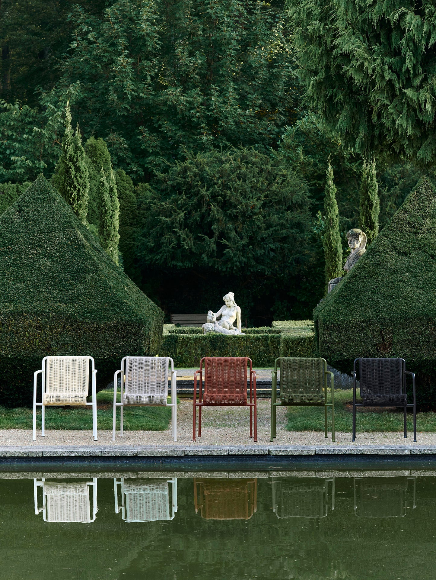 Palissade Cord Dining Armchair by HAY