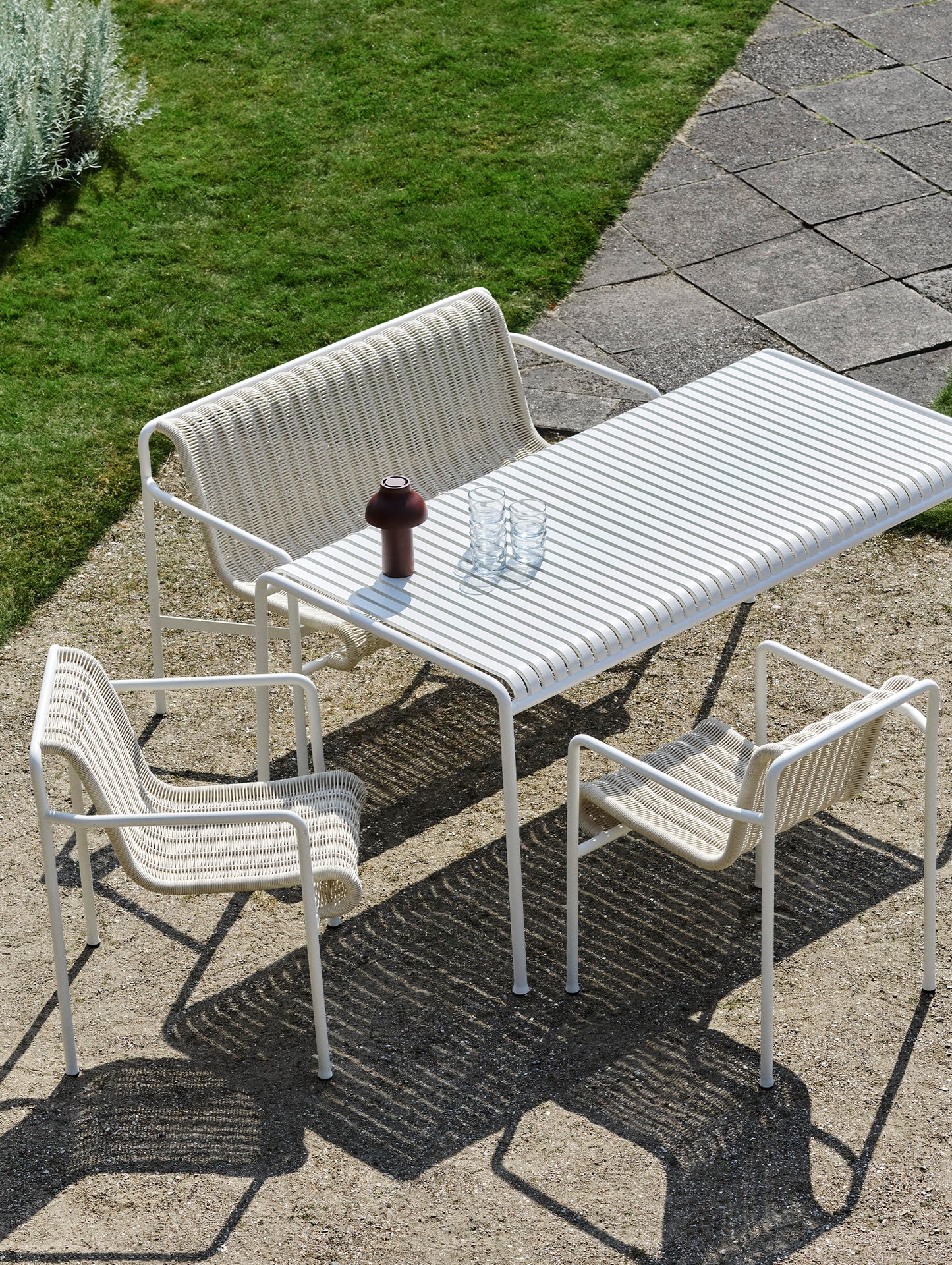 HAY Palissade Table, 160 cm, Cream White