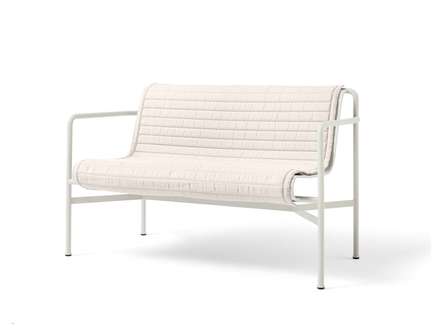Palissade Dining Bench Quilted Cushion by HAY - Cream White