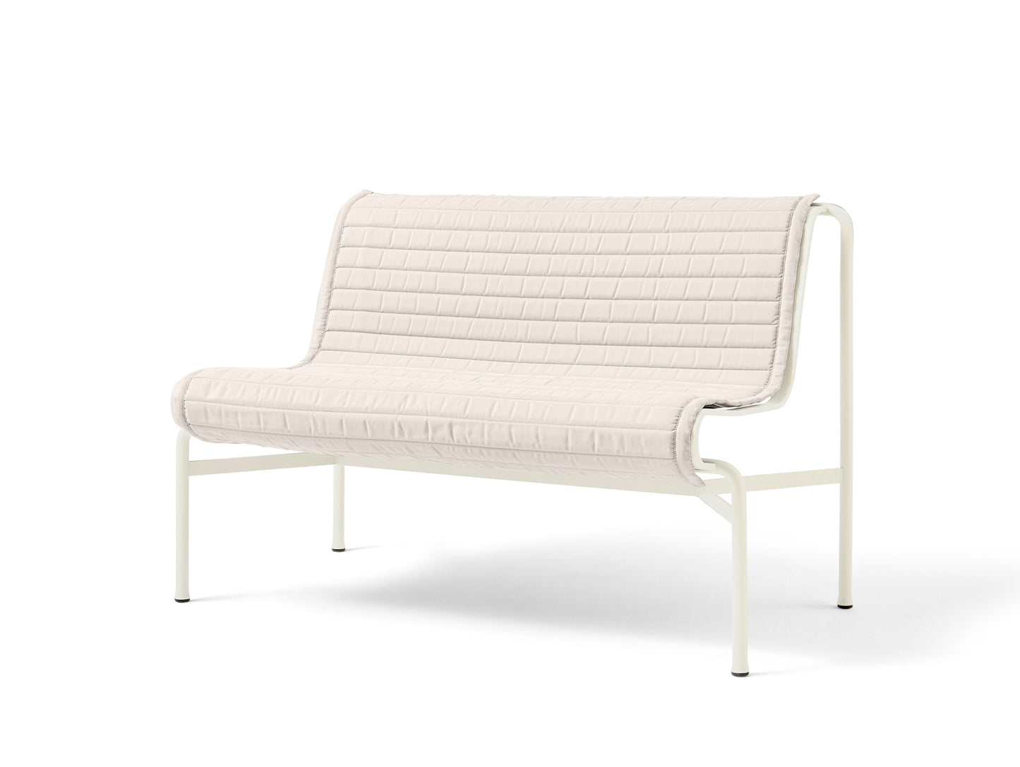 Palissade Dining Bench Quilted Cushion by HAY - Cream White