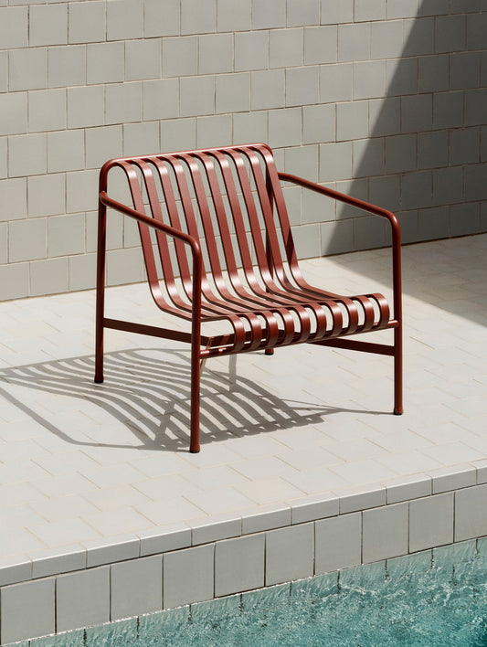 Palissade Lounge Chair, Low, Iron Red