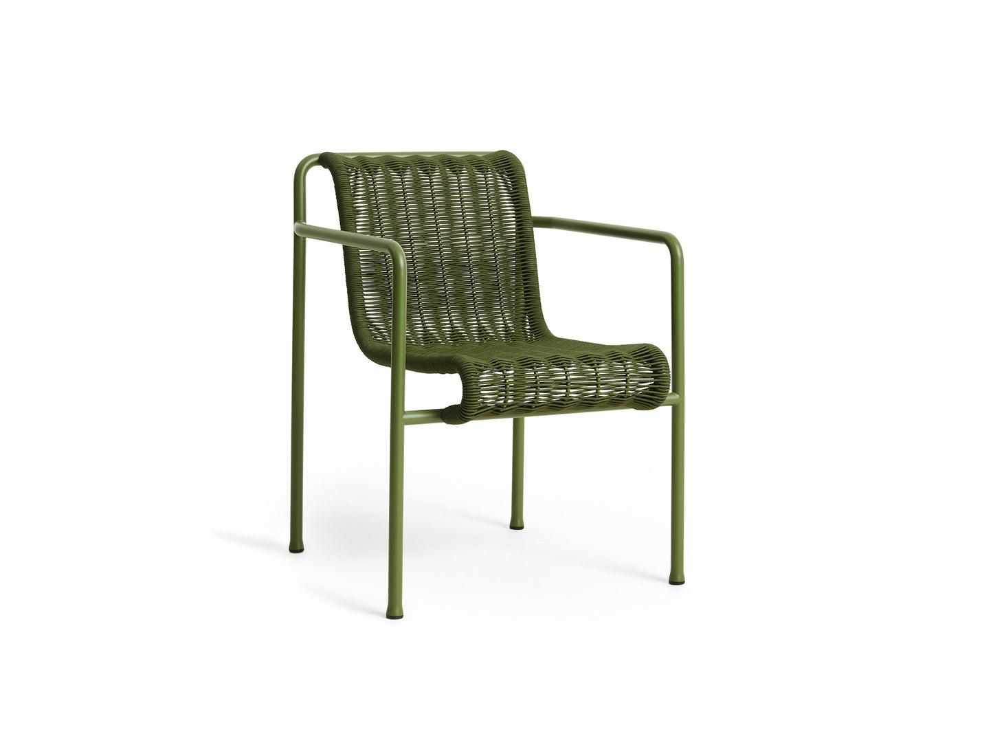 Palissade Cord Dining Armchair by HAY - Olive Cord