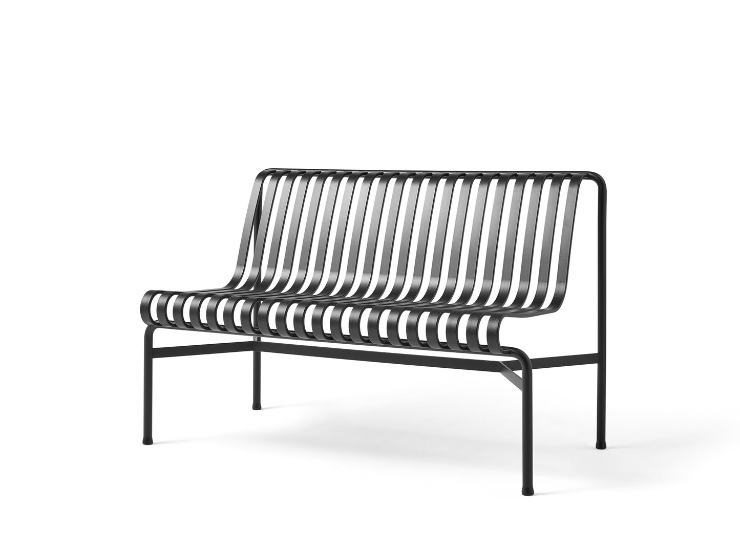 HAY Palissade Dining Bench without Armrest - Anthracite