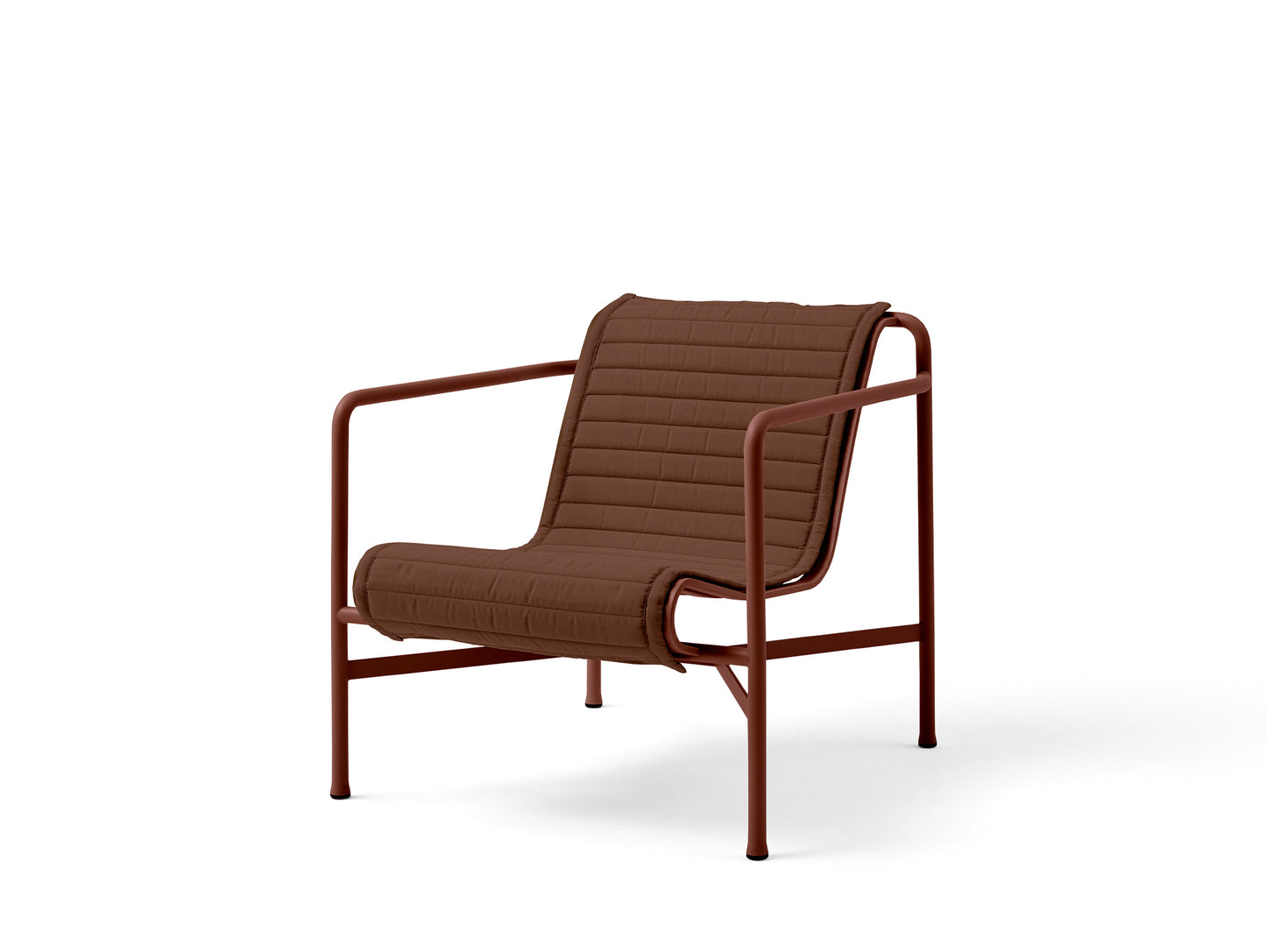 Palissade Quilted Cushions by HAY - Lounge Chair Low, Iron Red