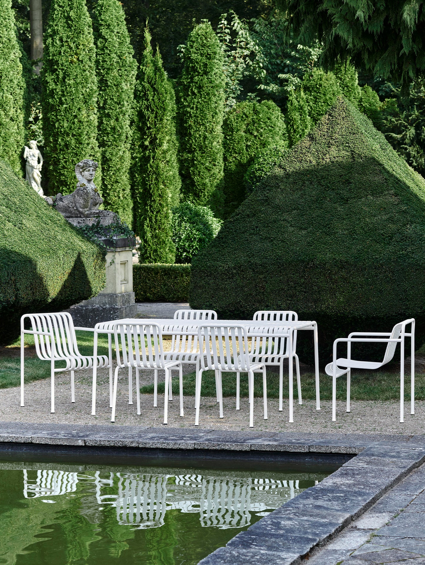 HAY Palissade Table, 160 cm, Cream White