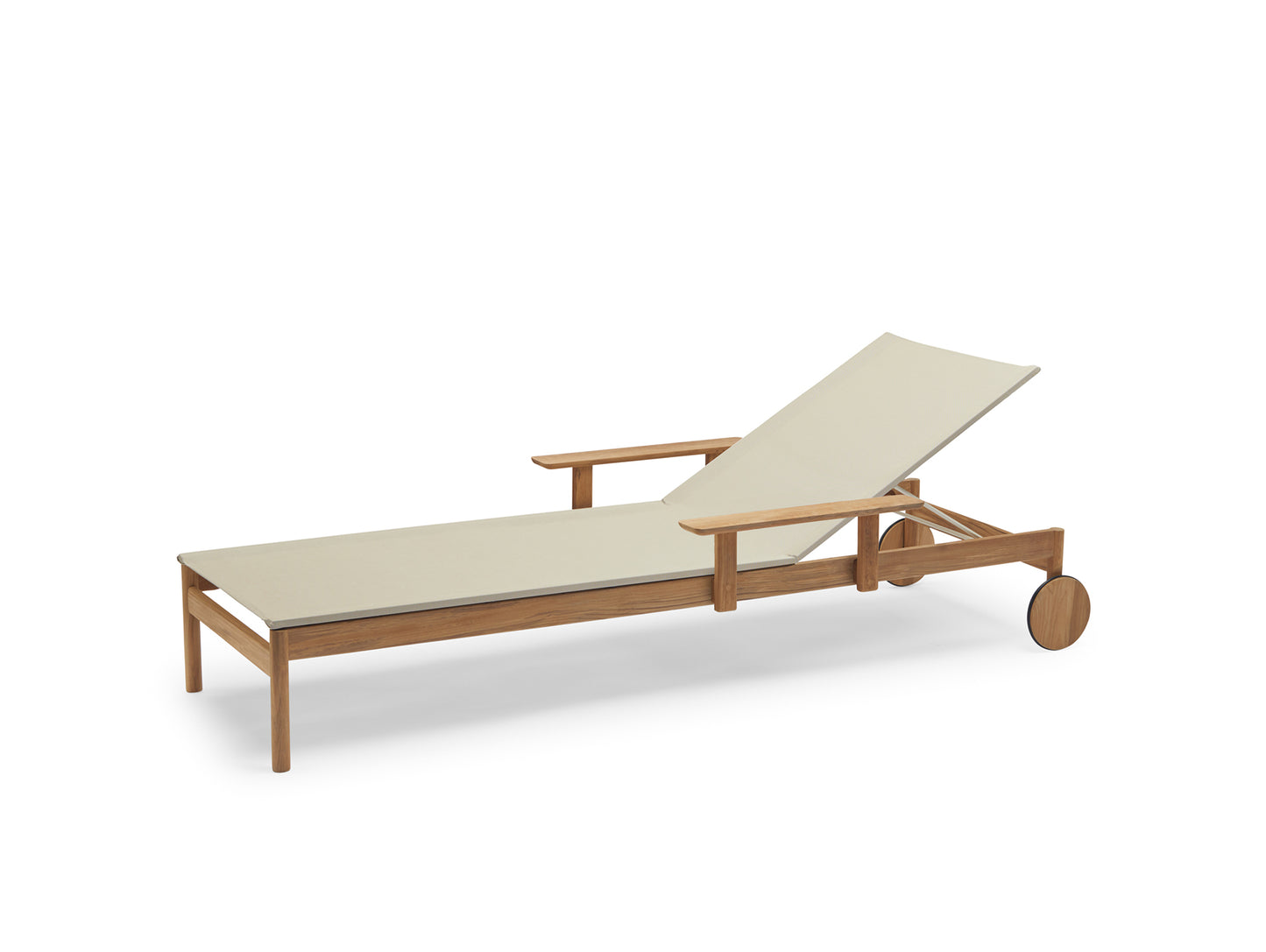 Pelagus Sunbed with Two Armrests by Skagerak