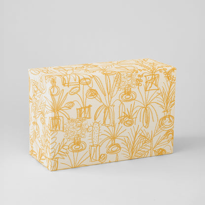 Plants Yellow Wrapping Paper by Wrap
