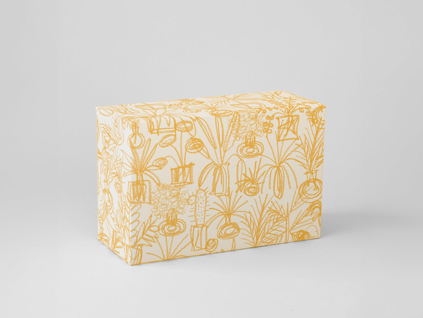 Plants Yellow Wrapping Paper by Wrap