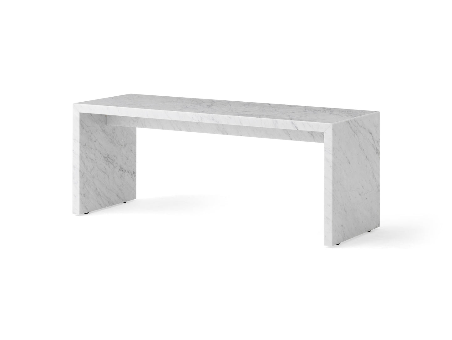 Marble Plinth Bridge by Audo Copenhagen - White Carrara Marble