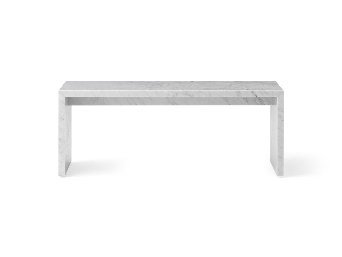 Marble Plinth Bridge by Audo Copenhagen - White Carrara Marble