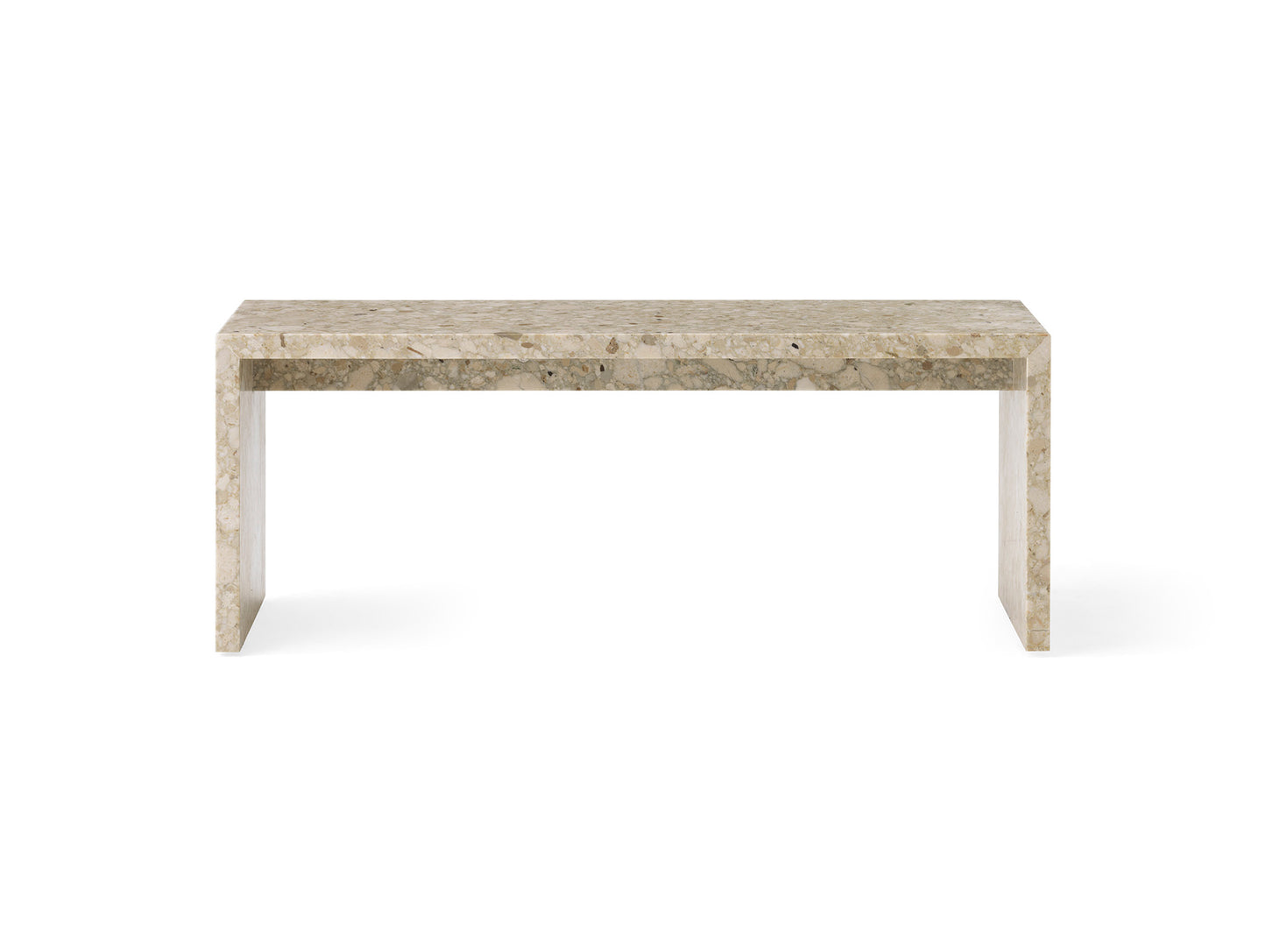 Marble Plinth Bridge by Audo Copenhagen - Sand Kunis Breccia Marble