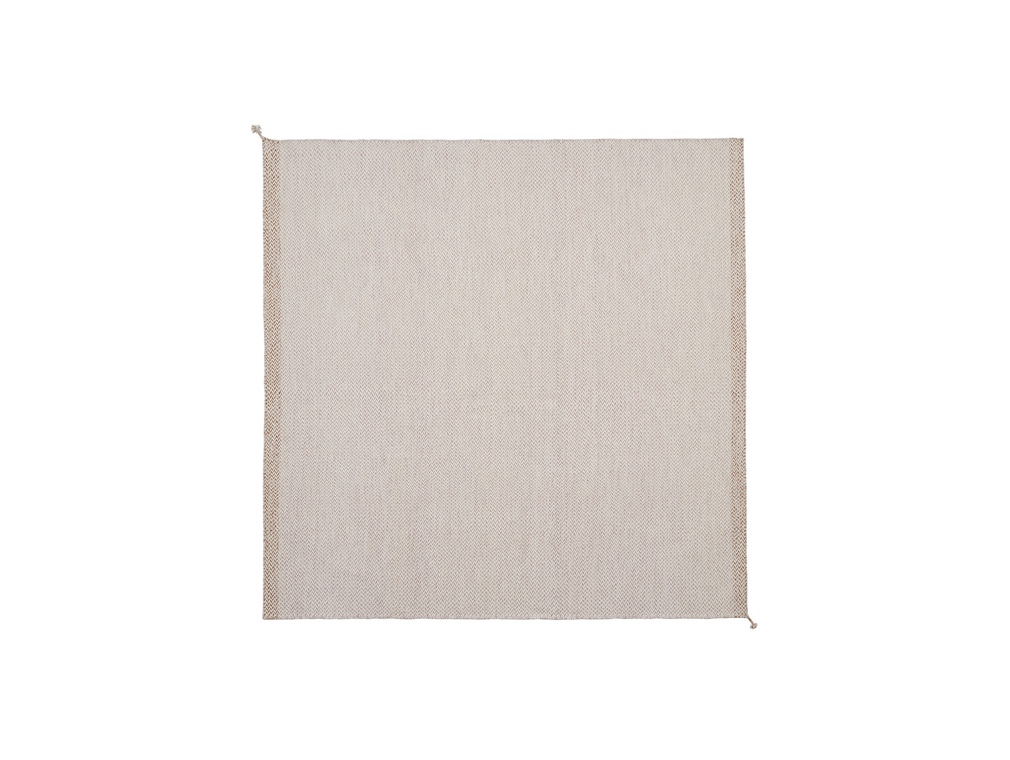 Ply Rug by Muuto - 240 x 240 cm / Light Rose