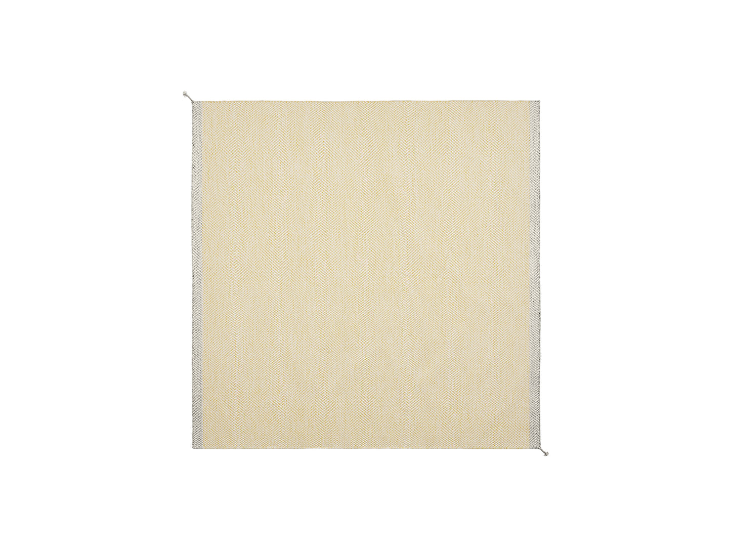 Ply Rug by Muuto - 240 x 240 cm / Yellow