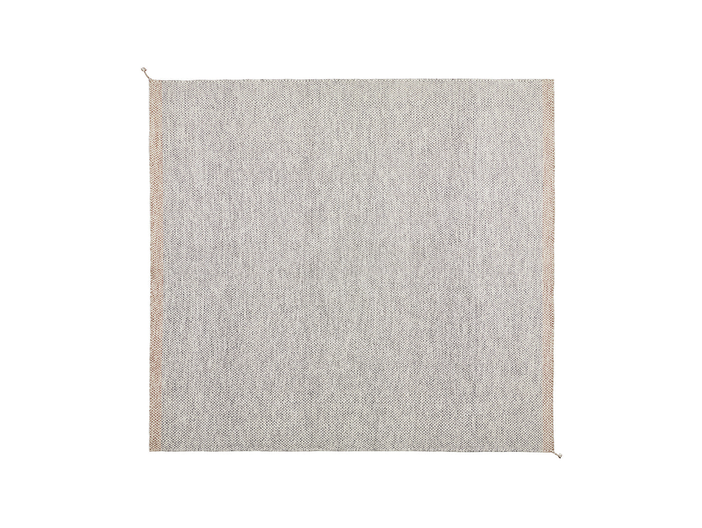 Ply Rug by Muuto - 280 x 280 cm / Black and White