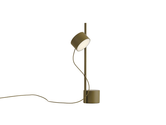 Post Table Lamp by Muuto - Brown Green
