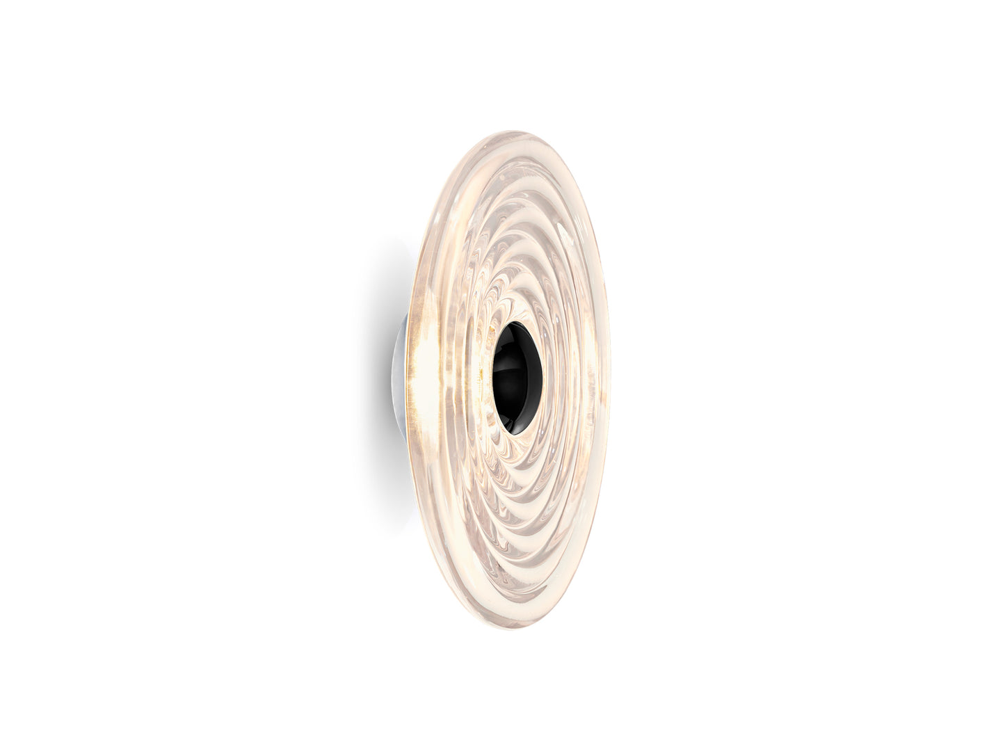 Press Surface LED Wall Lamp by Tom Dixon - Black Cap