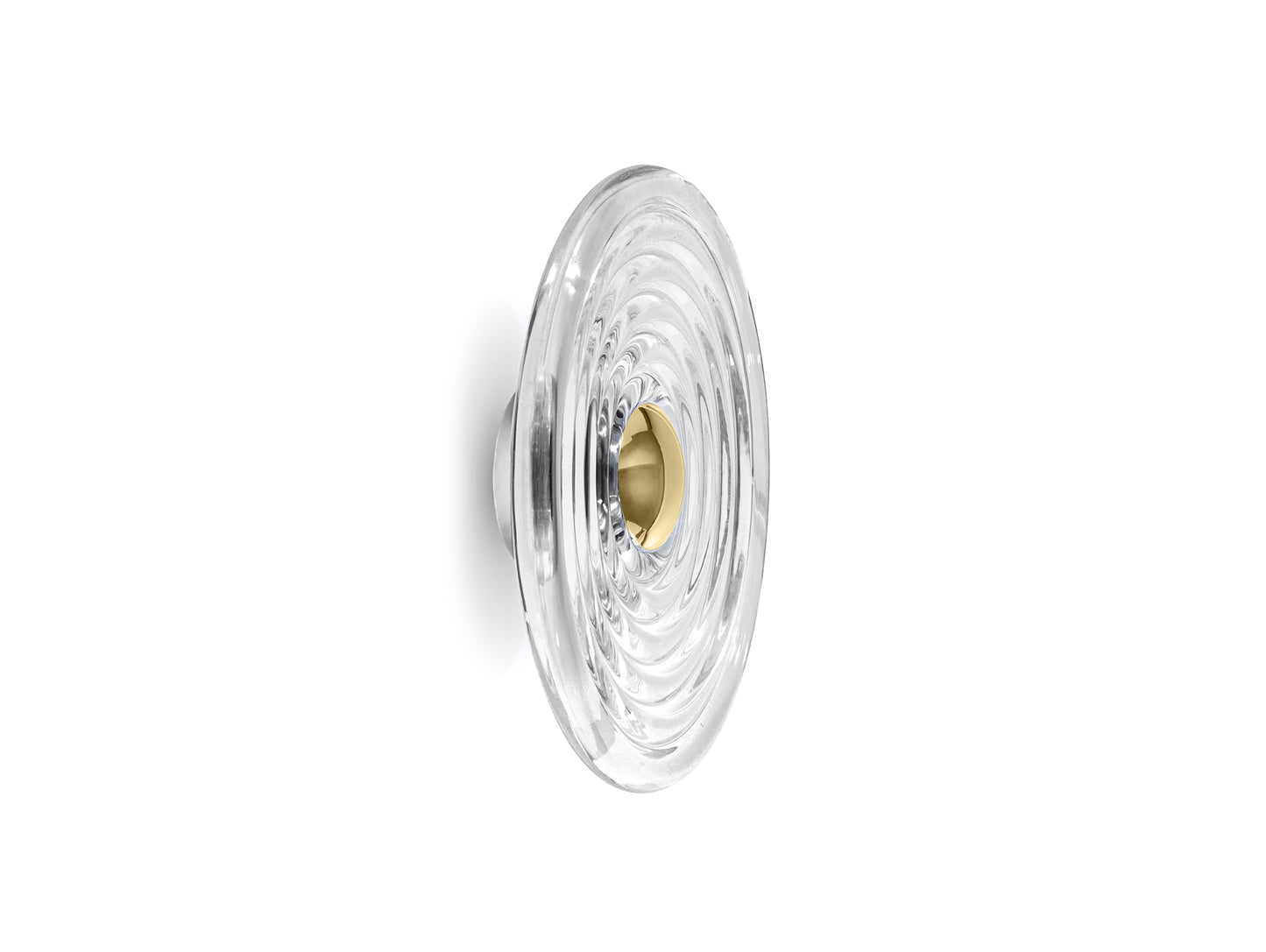 Press Surface LED Wall Lamp by Tom Dixon - Gold Cap