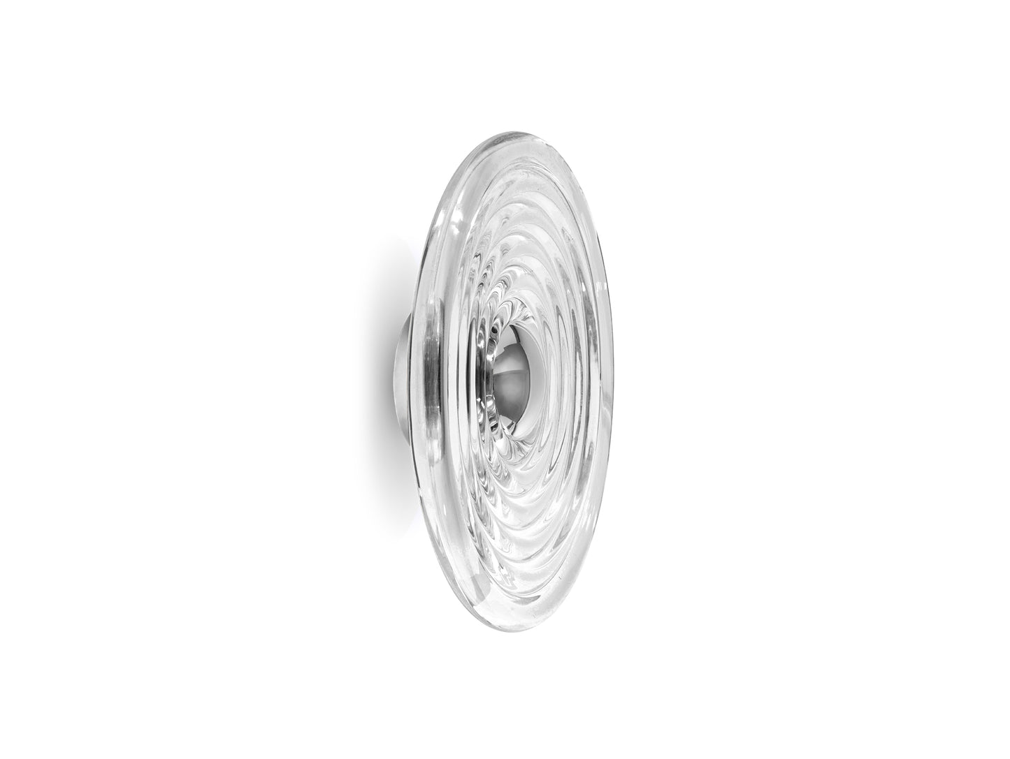 Press Surface LED Wall Lamp by Tom Dixon - Silver Cap