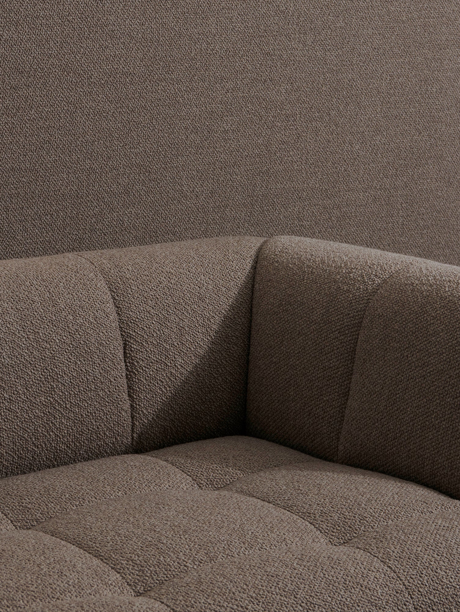 Quilton Lift 2-Seater Sofa by HAY - Volume 30 / Walnut Base
