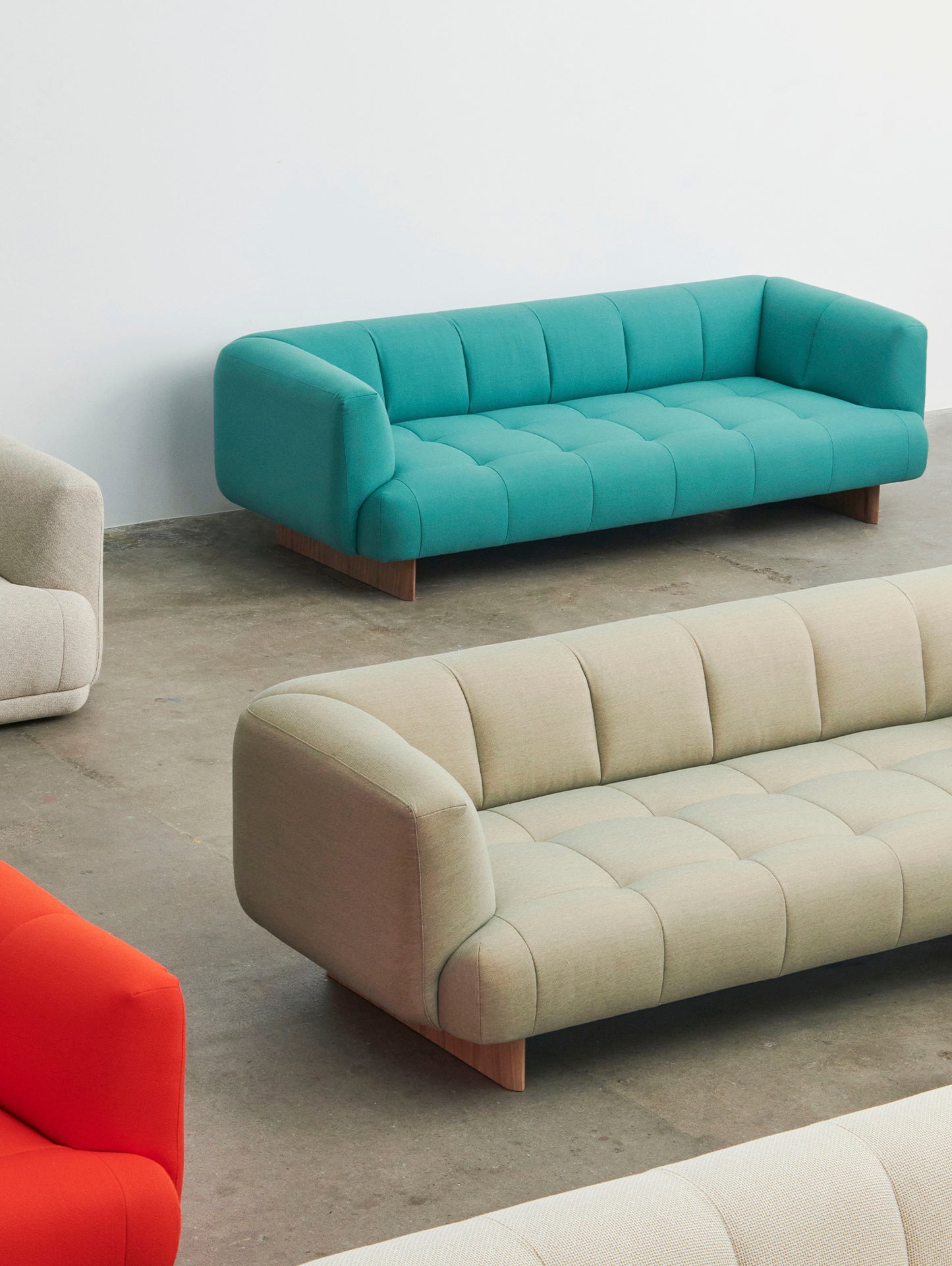 Quilton Lift 3-Seater Sofa by HAY