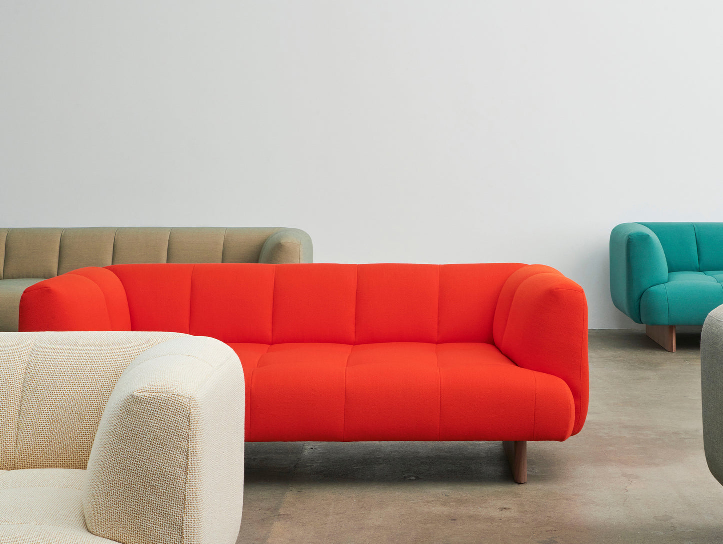 Quilton Lift 3-Seater Sofa by HAY