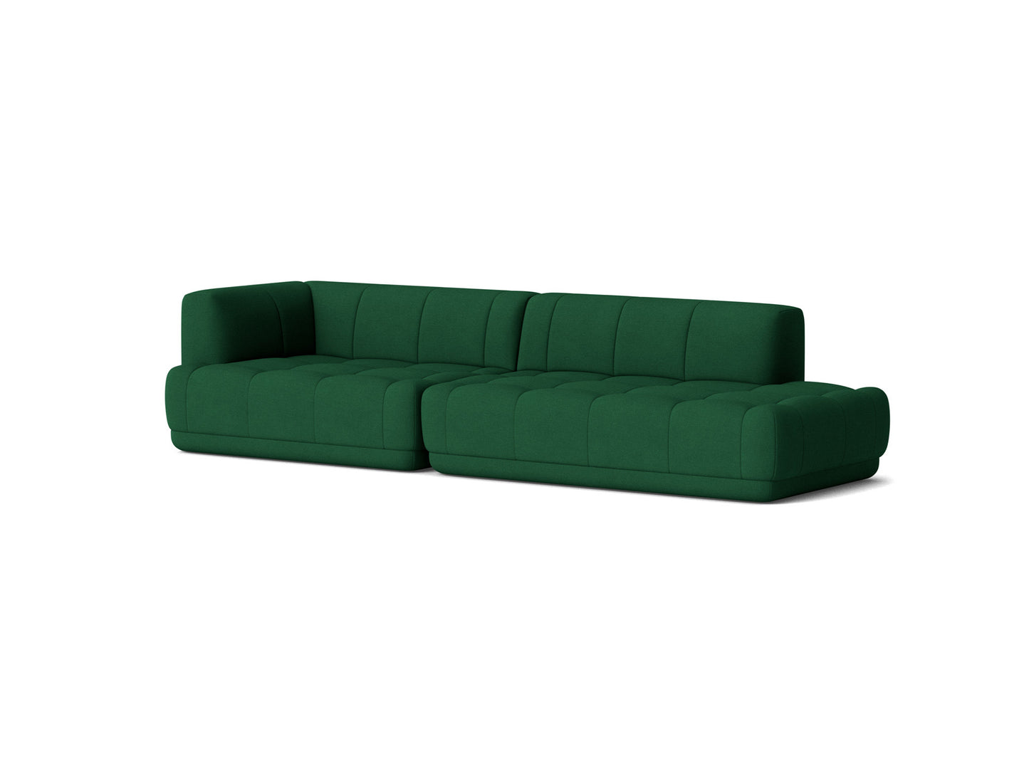 Quilton Sofa - Combination 10 by HAY - Left Armrest / Hallingdal 65 944