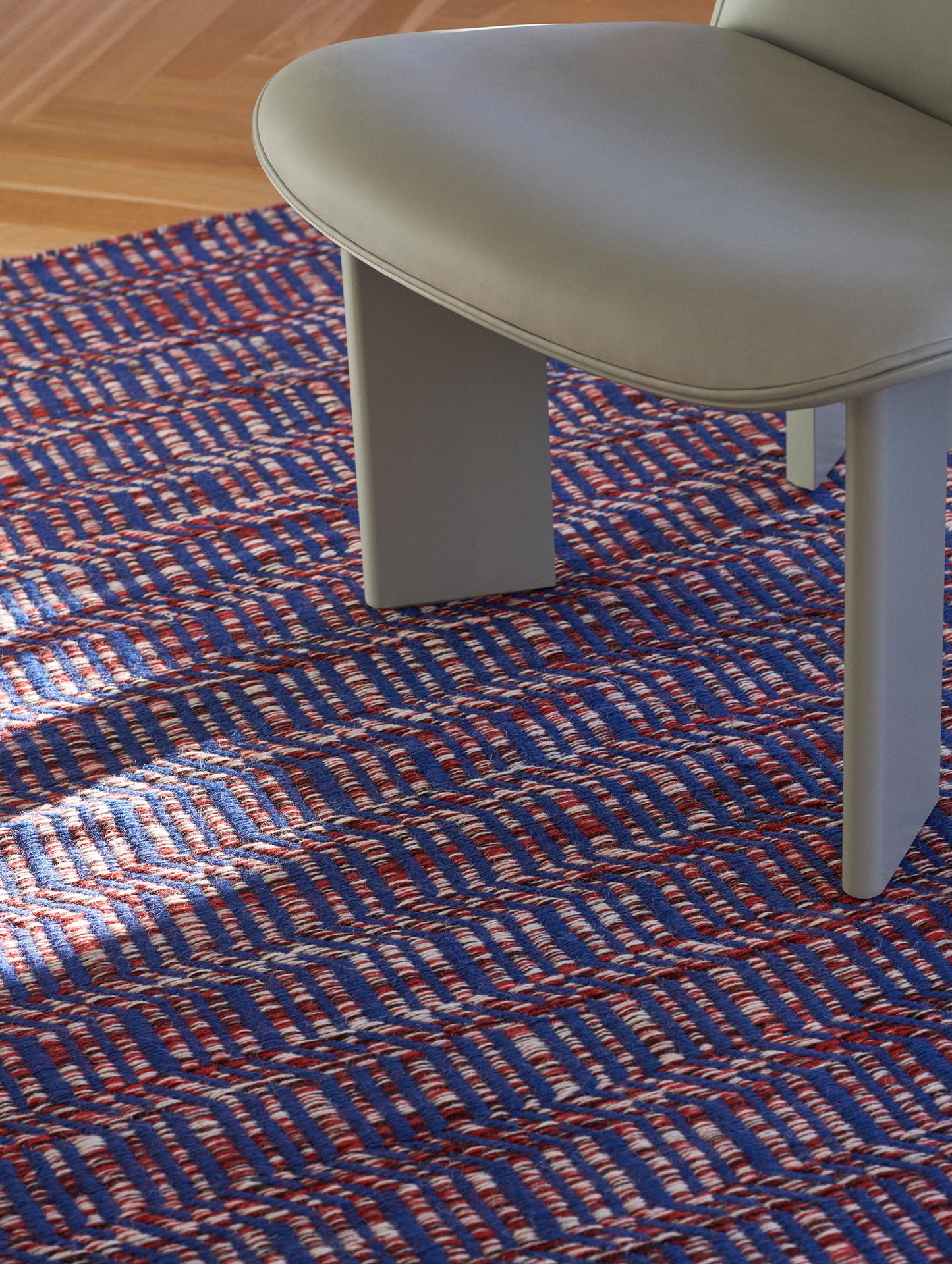 Chisel Lounge Chair (Front Upholstery) by HAY