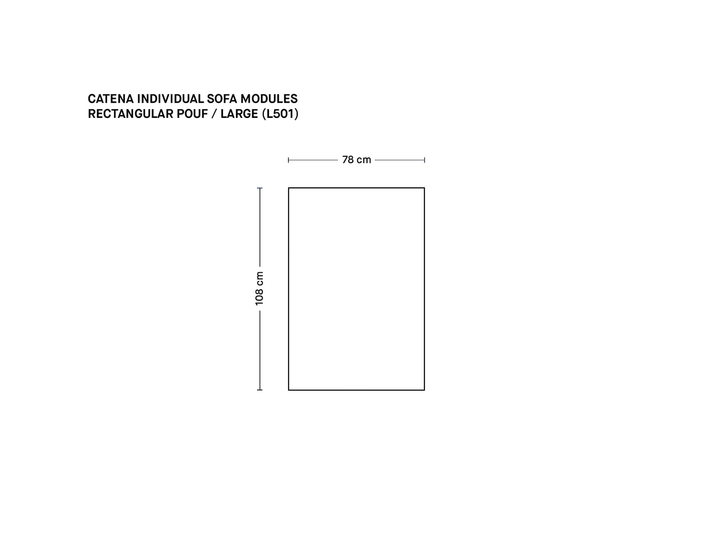 Catena Individual Sofa Modules