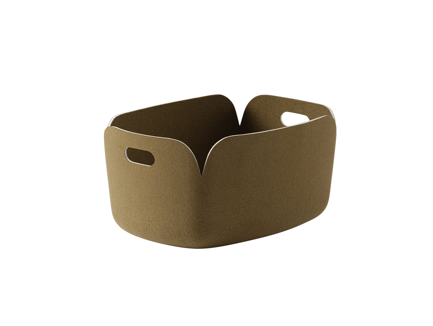 Restore Storage Basket by Muuto - Brown Green