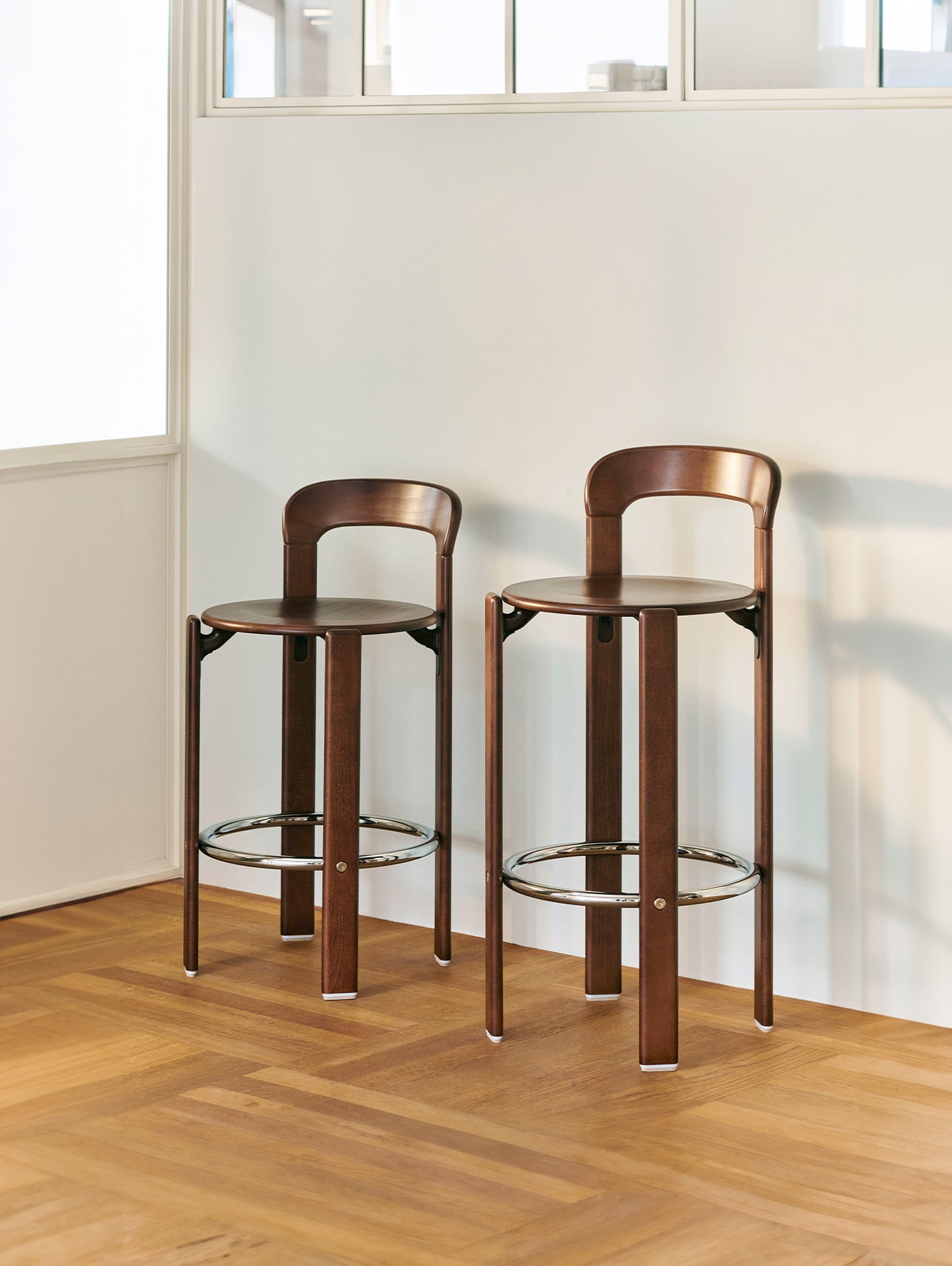 Rey Bar Stool by HAY - Umber Brown