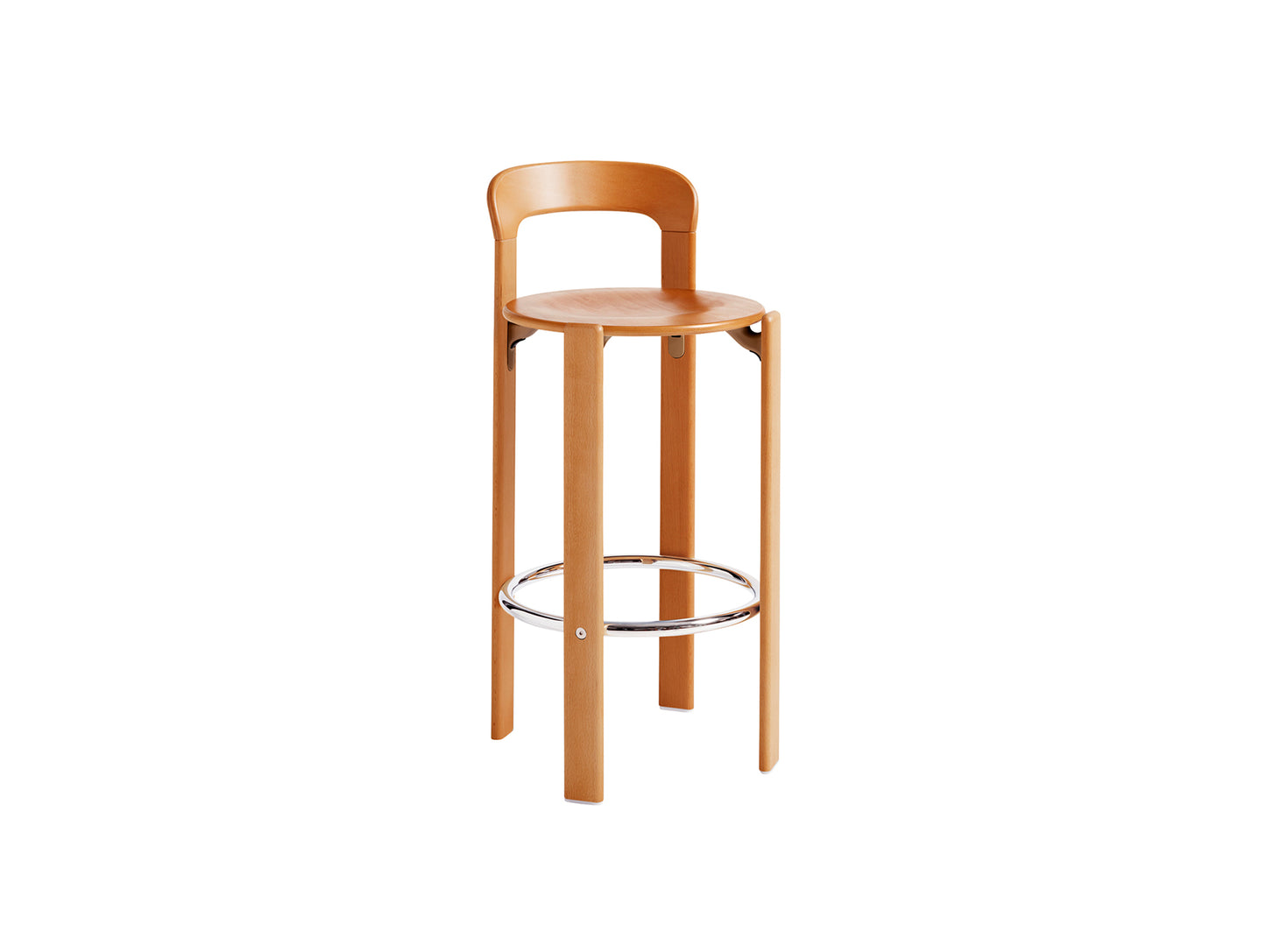 Rey Bar Stool by HAY - Golden