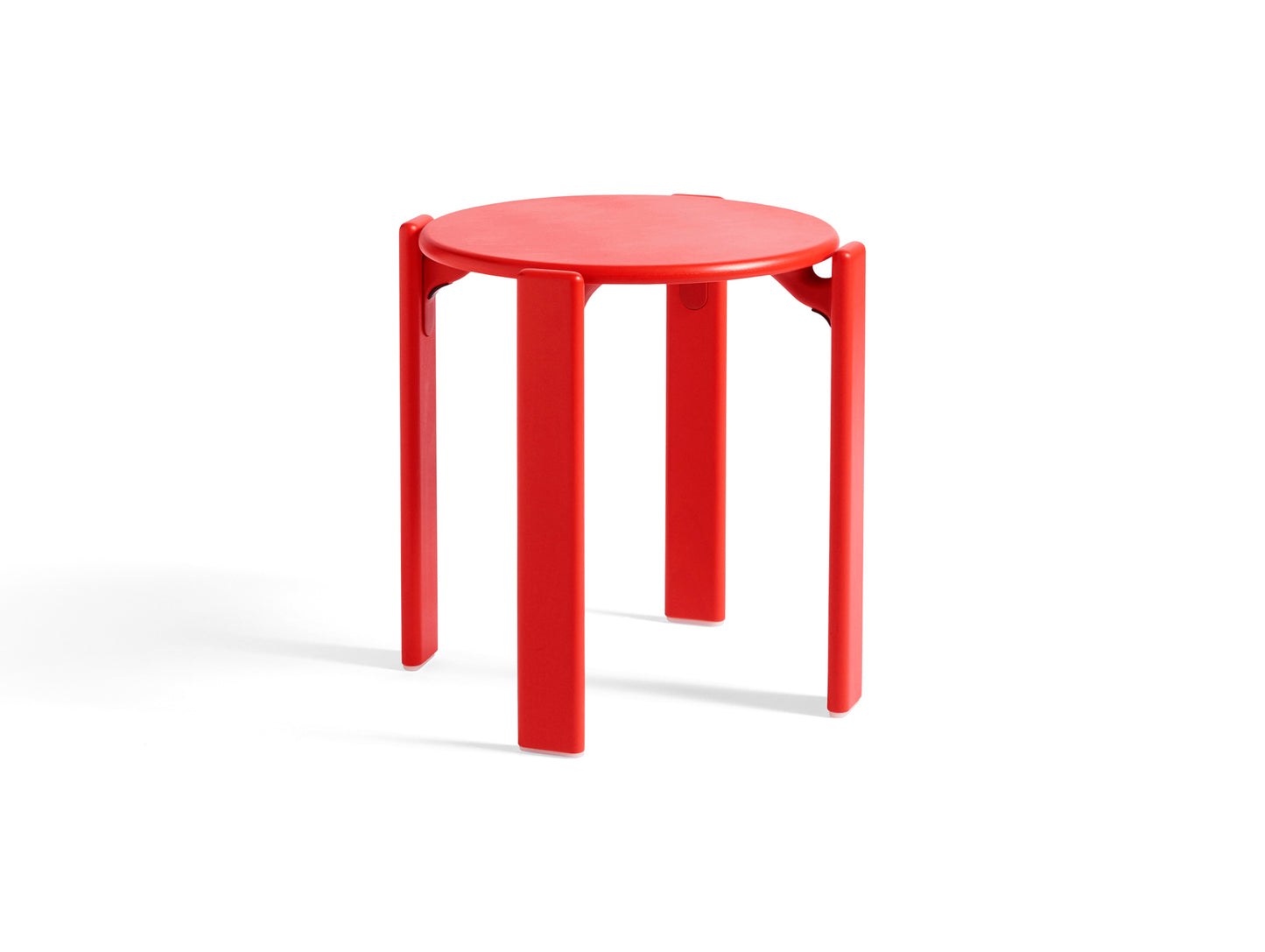 Rey Low Stool by HAY - Scarlet Red