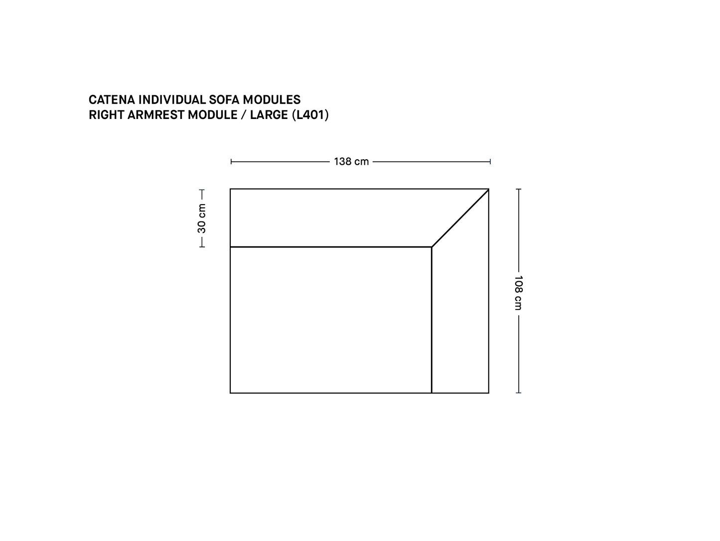 Catena Individual Sofa Modules