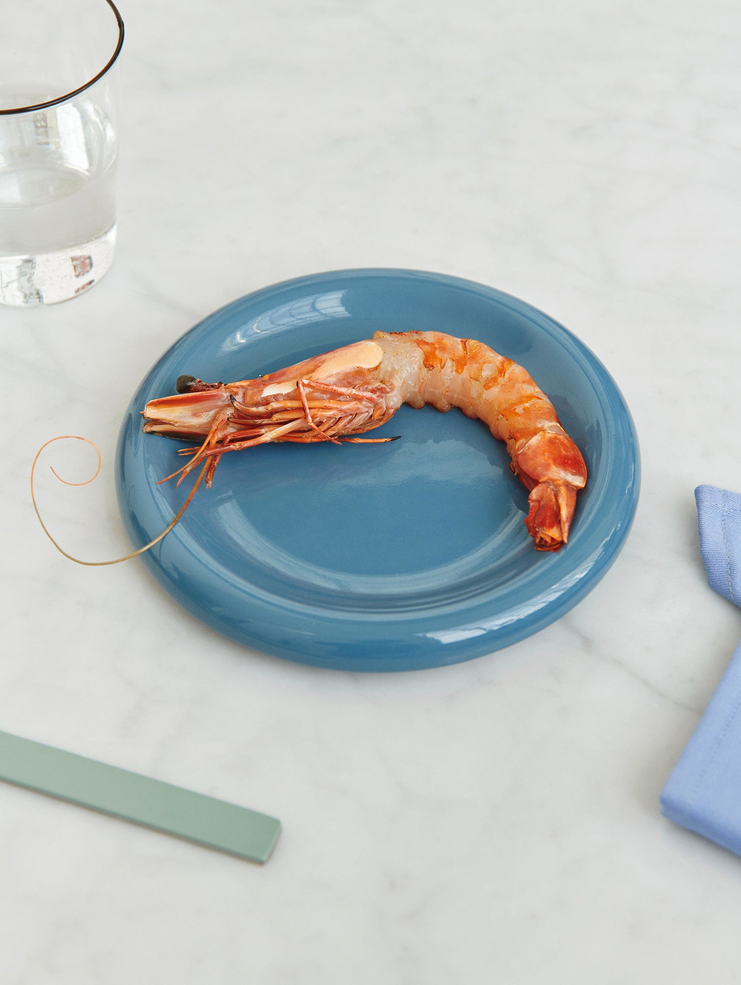 Barro Plate - Set of 2 by HAY - D 18 / Dark Blue