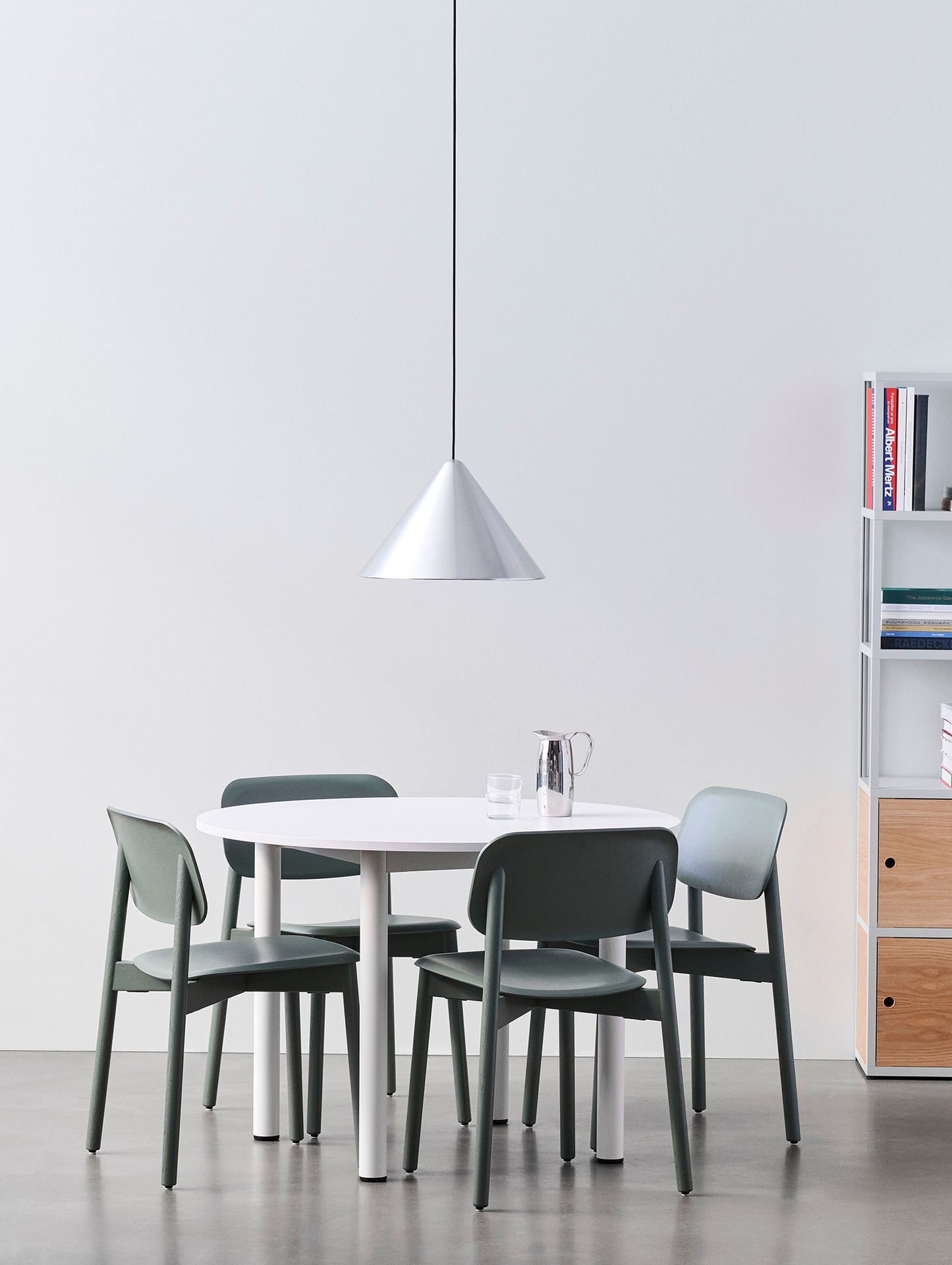Compass Pendant Lamp by HAY - D43 / Brushed Aluminium