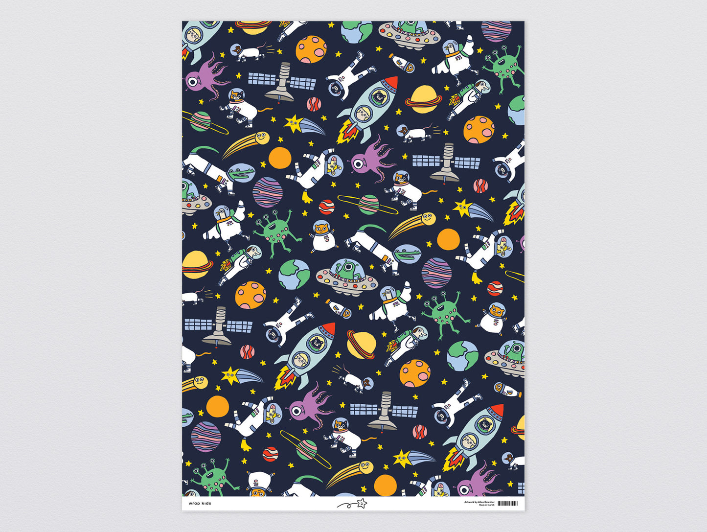 Space Wrapping Paper by Wrap