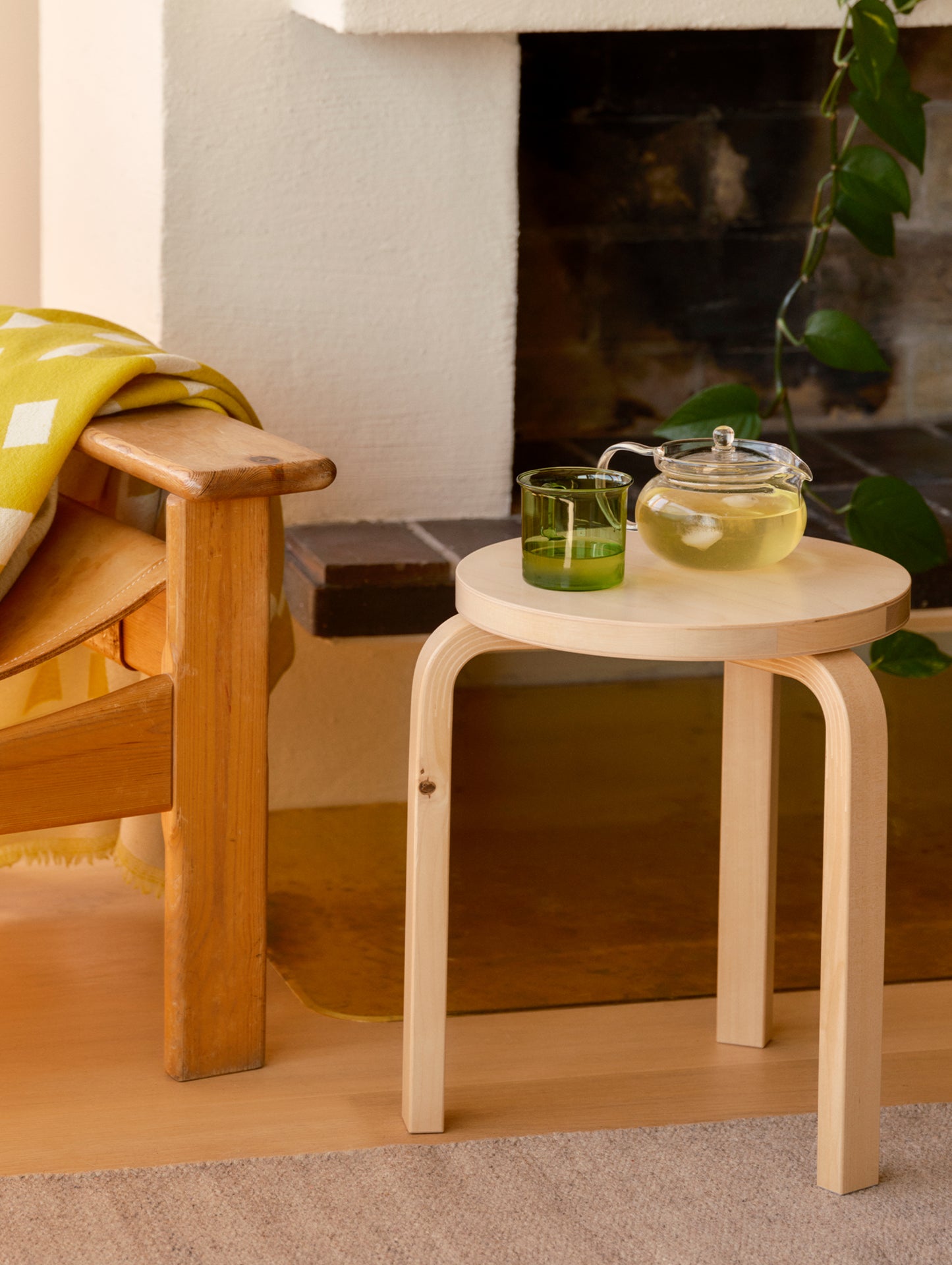 Alvar Aalto Stool 60 by Artek - Wild Birch