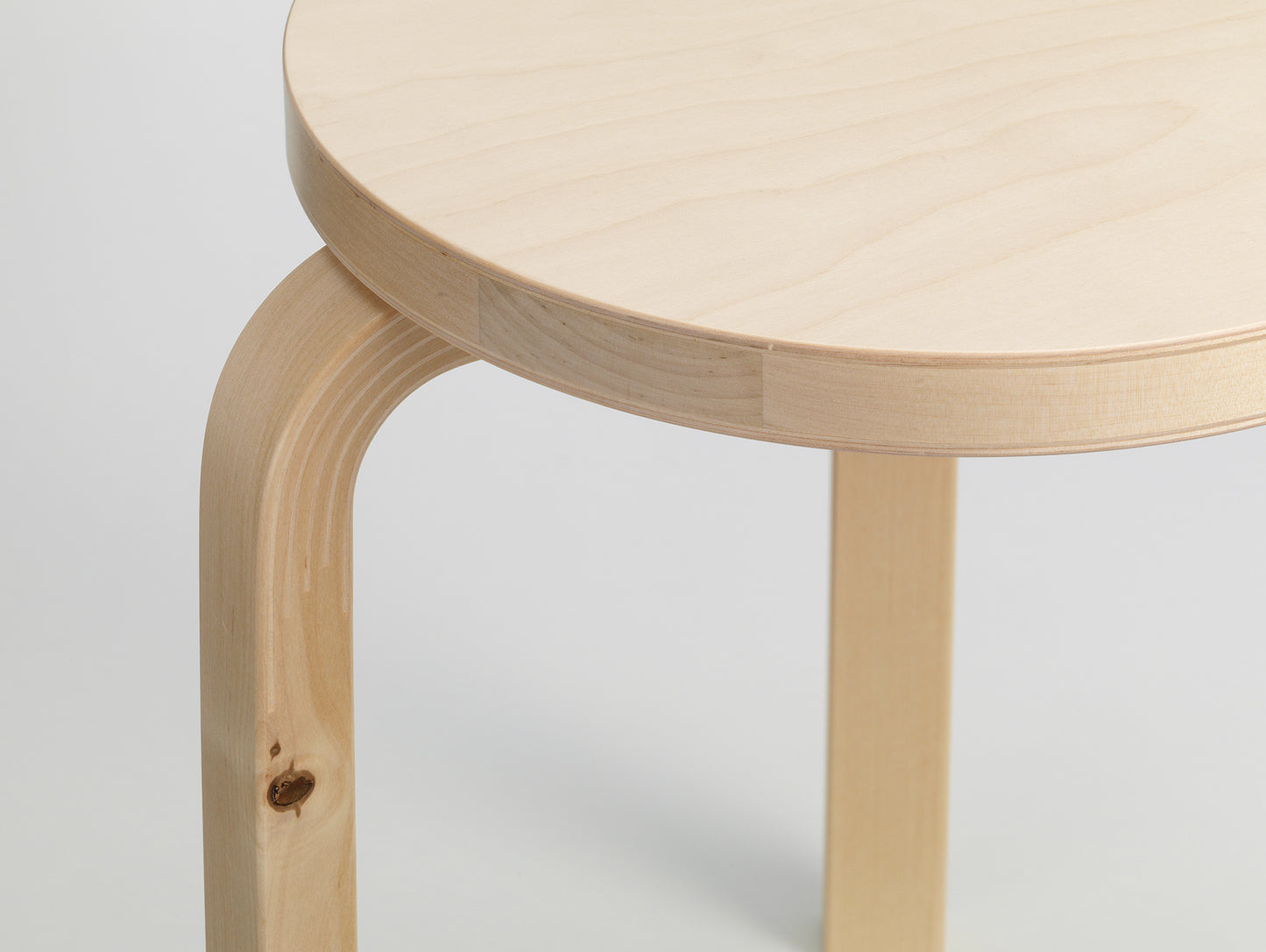 Alvar Aalto Stool 60 by Artek - Wild Birch