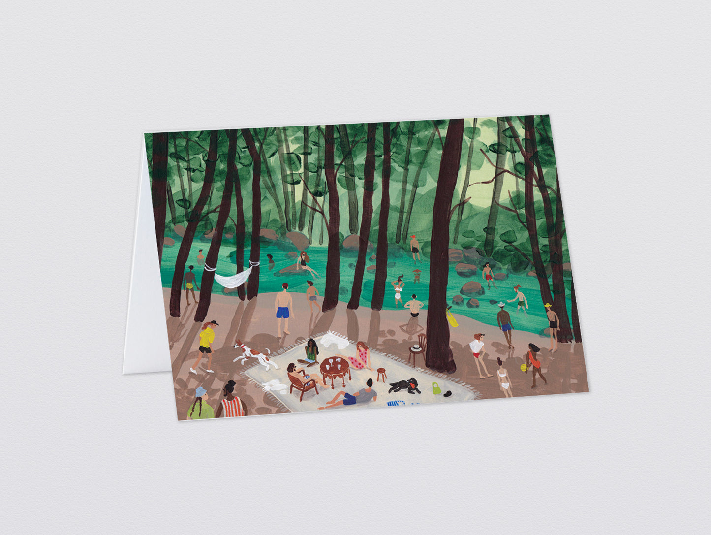 'Summer By The Water' Art Card by Wrap