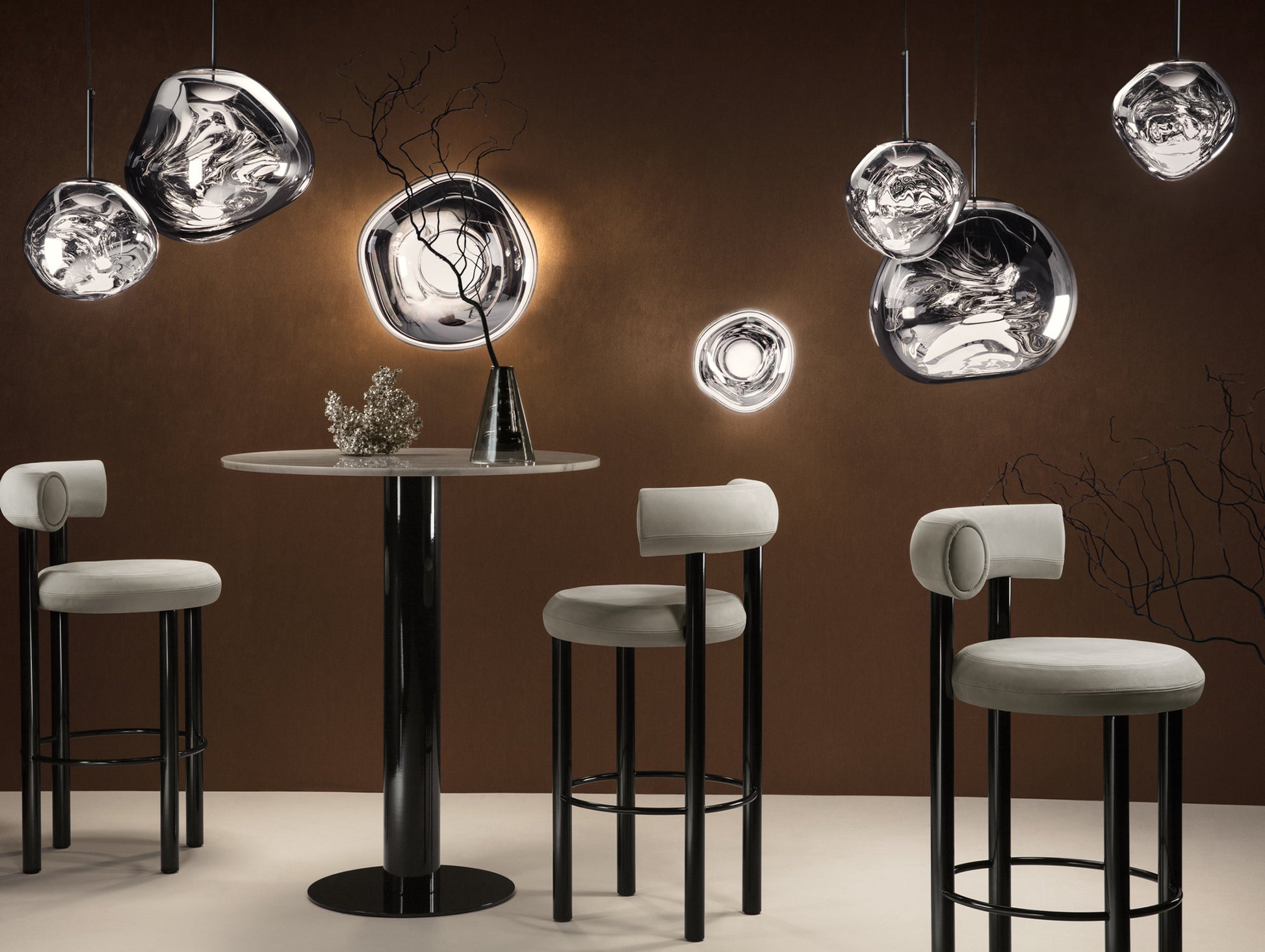 Melt Surface LED Mini Wall Lamp by Tom Dixon